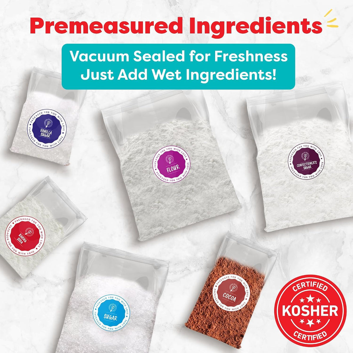 DIY Cake Pop Kids Baking Kit with Pre-Measured Ingredients – close-up