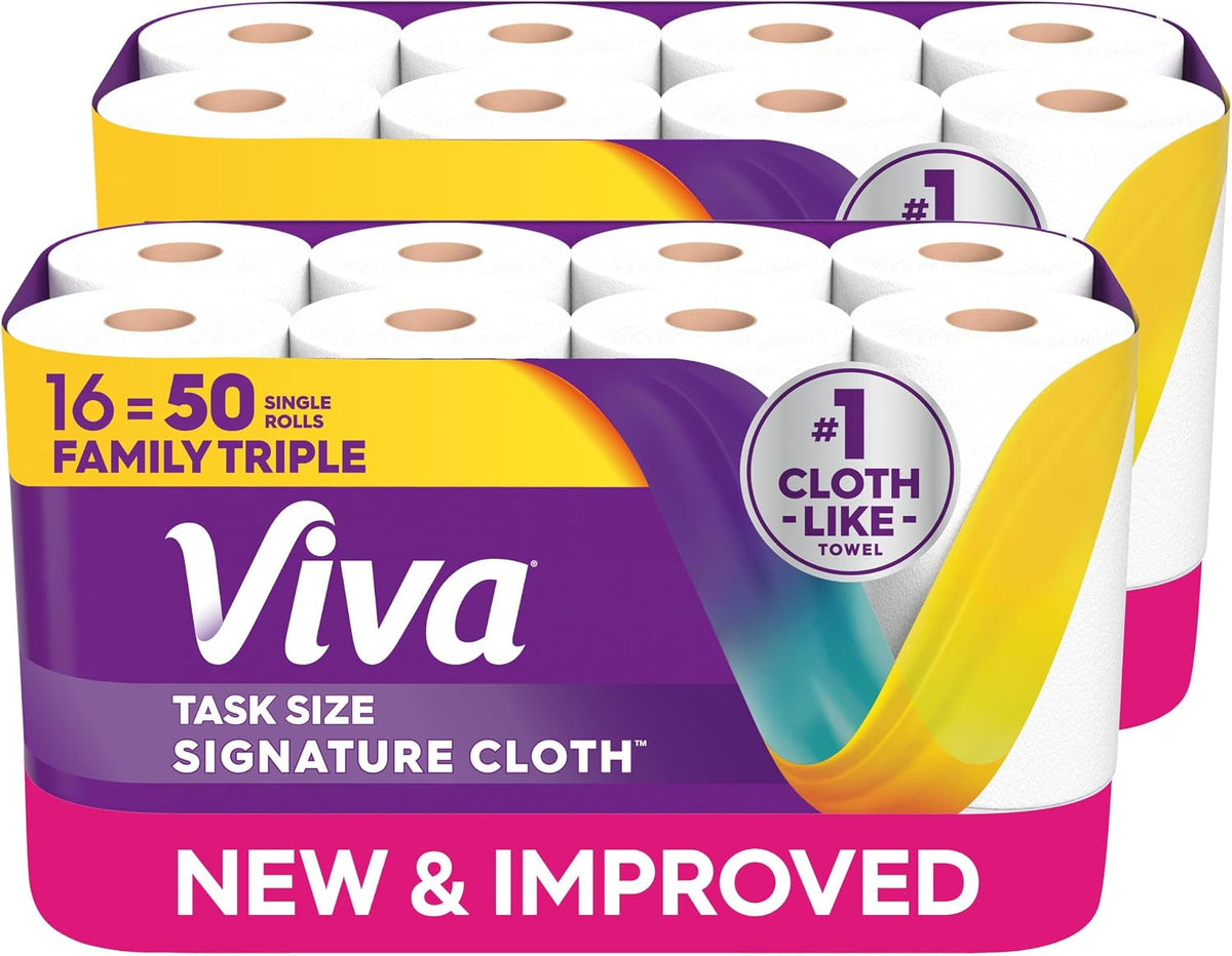Signature Cloth Paper Towels, 16 Family Triple, 141 Sheets per Roll