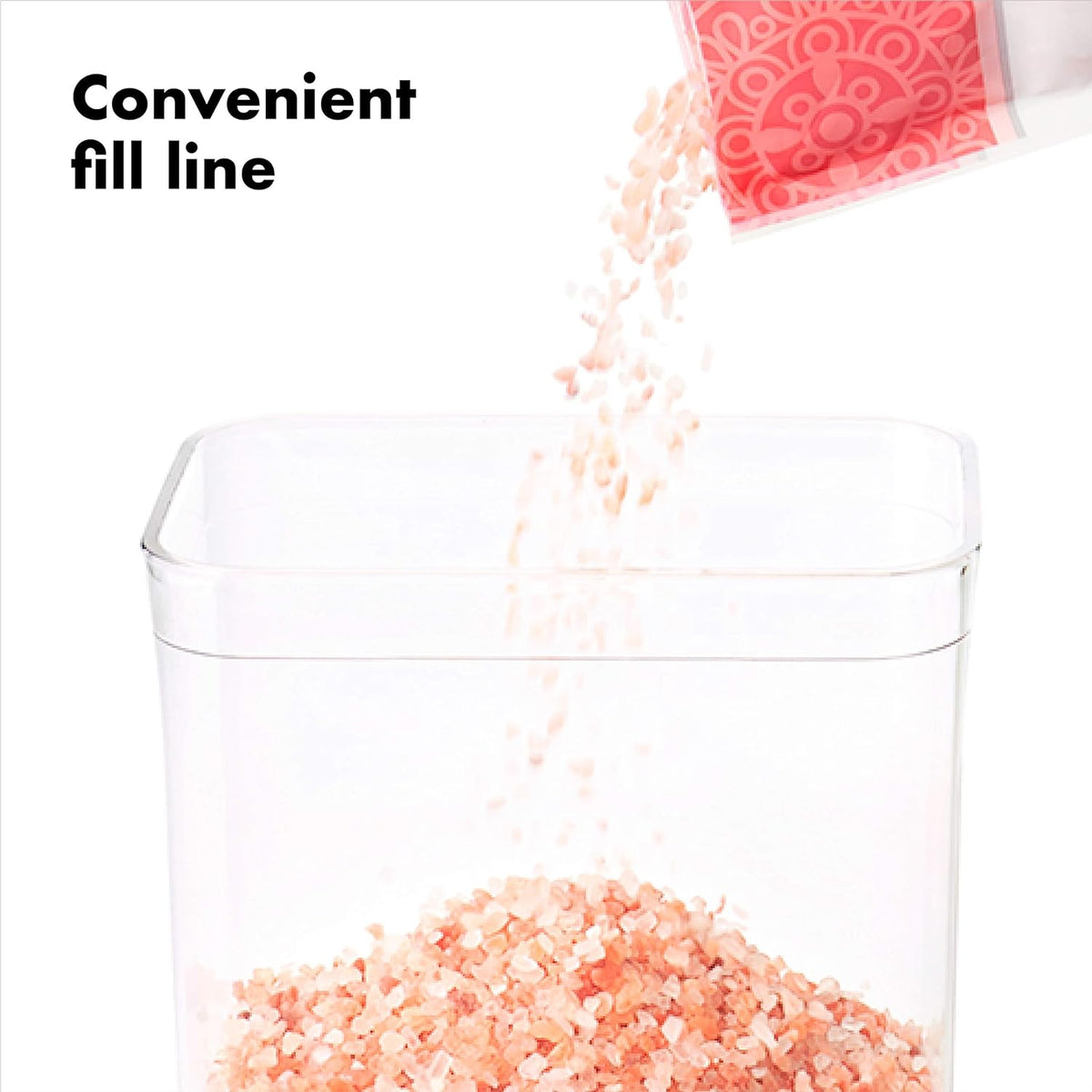 Good Grips 3-Piece Small Square Short POP Container Set – features