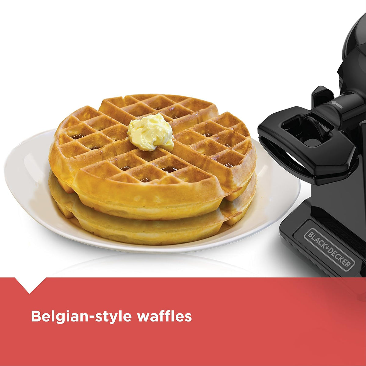 Rotating Belgian Waffle Maker – size reference