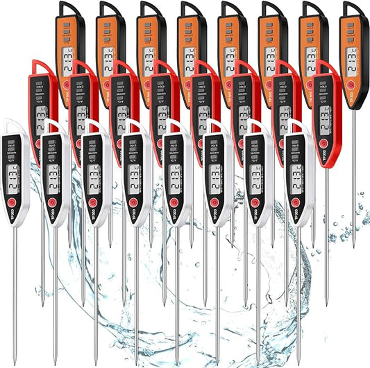 Digital Thermometer Food Meat Candy Water Immediate Read Thermometer for Kitchen Cooking(24 Pcs)