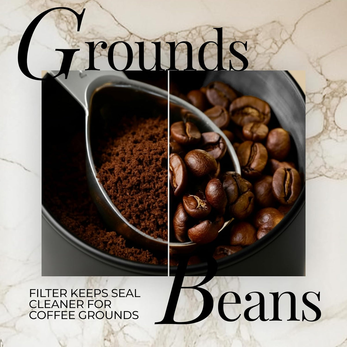 Coffee Storage Container, Airtight Coffee Bean Storage – size reference
