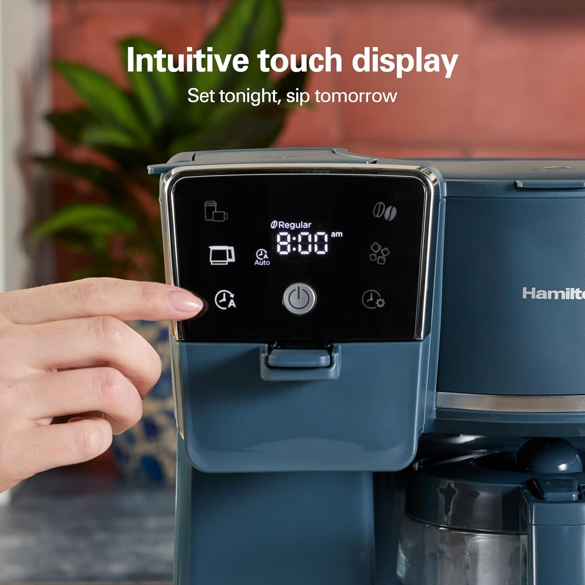 2-Way Drip Coffee Maker & Single Serve Coffee Machine – another angle