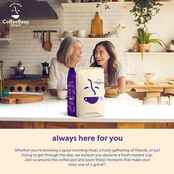 Coffee Bean Direct Light House Blend, Whole Bean Coffee, Light Roast, 2.5 Pound Bag (Pack of 1)