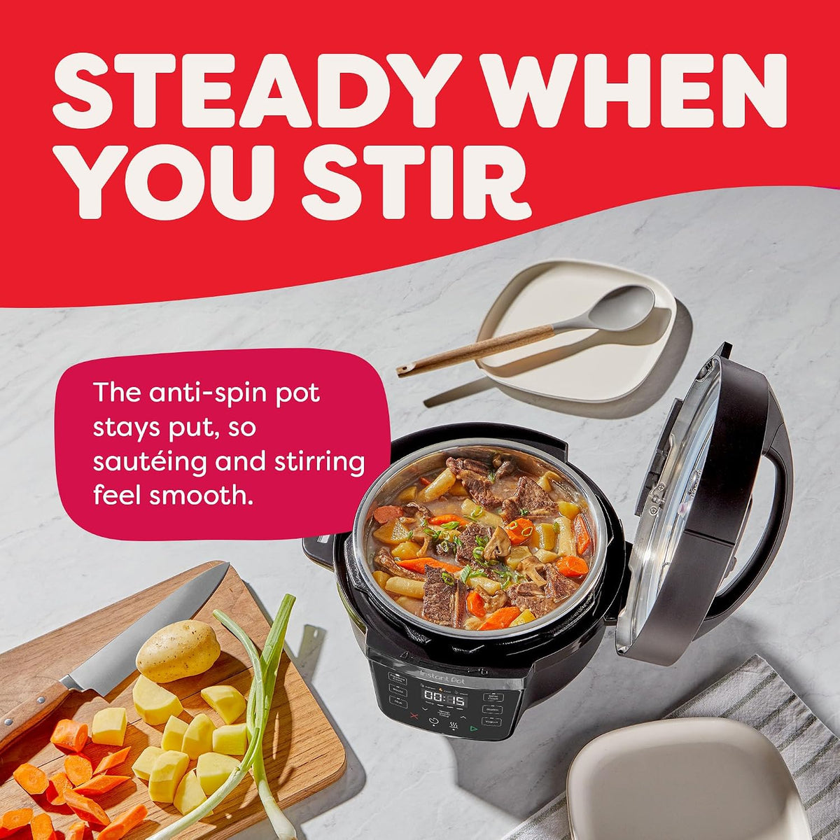 Rio Mini 4 Qt 7-in-1 Electric Pressure Cooker, Black – size reference