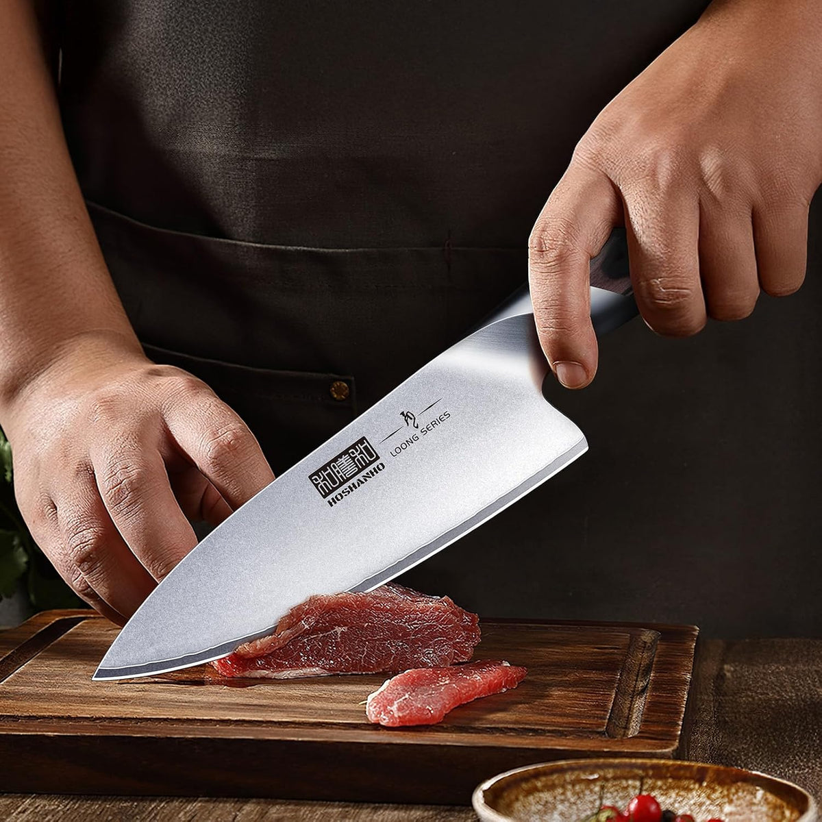 6" Kitchen Knife, Professional Japanese High-Class Chef's Knife – size reference
