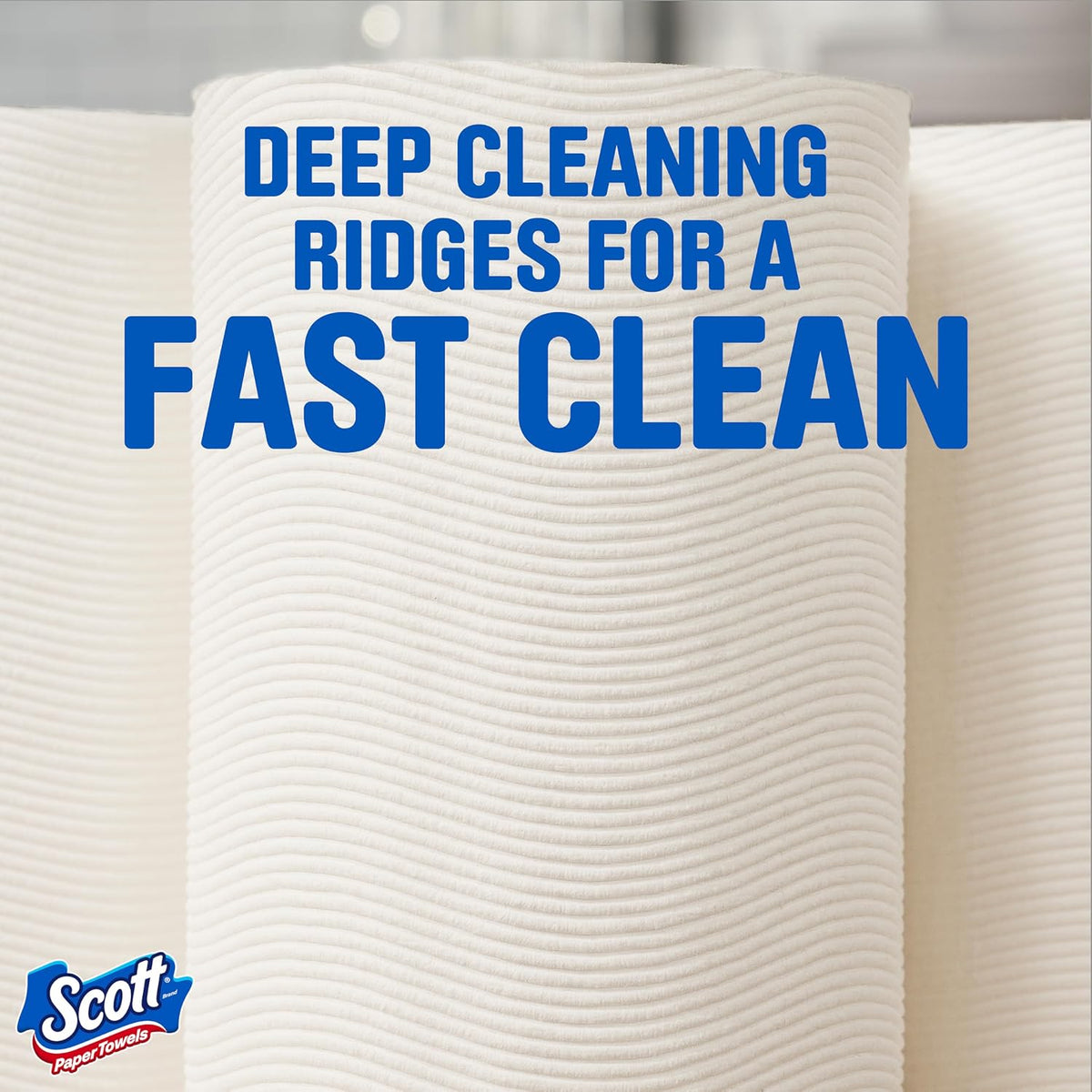 Paper Towels, Task Size, 30 Family Double Rolls, 119 Sheets Per Roll – another angle