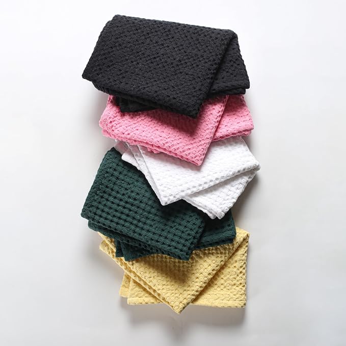 Native Fab 4-Pack Premium Waffle Kitchen Towels - Image 6