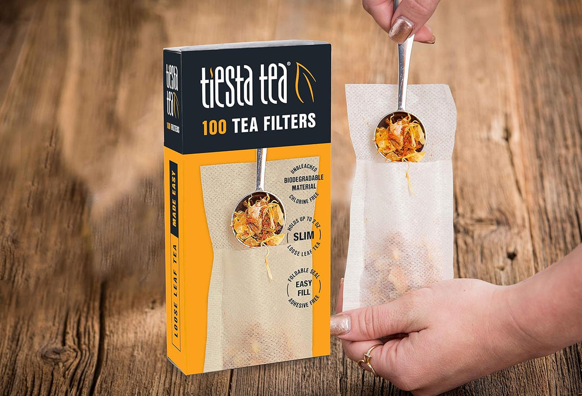 Loose Leaf Filters Disposable Infuser Drinks 100 Count – alternate view