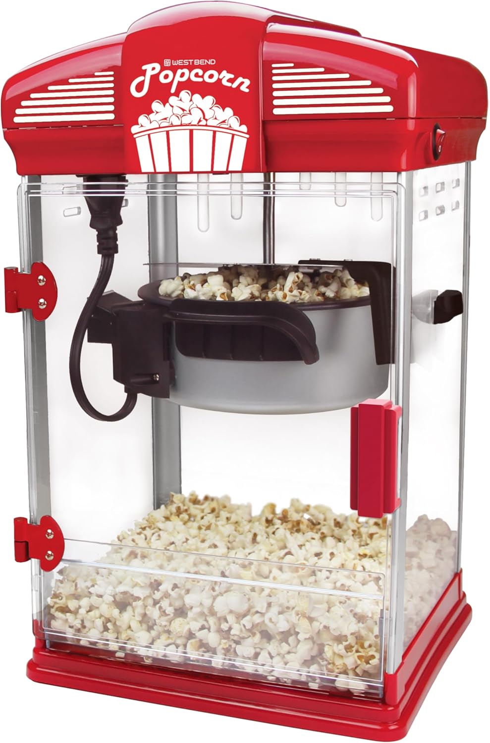 Theater Crazy Movie Theater Popcorn Popper, Gourmet Popcorn Maker Machine