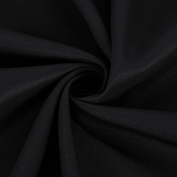 Tablecloths: Square Black Polyester, 70 x 70 Inch, 6-Pack