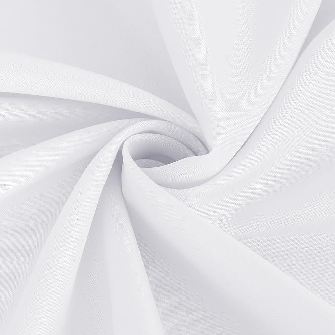 Tablecloths 6-Pack White Square Polyester, 70 x 70 Inch