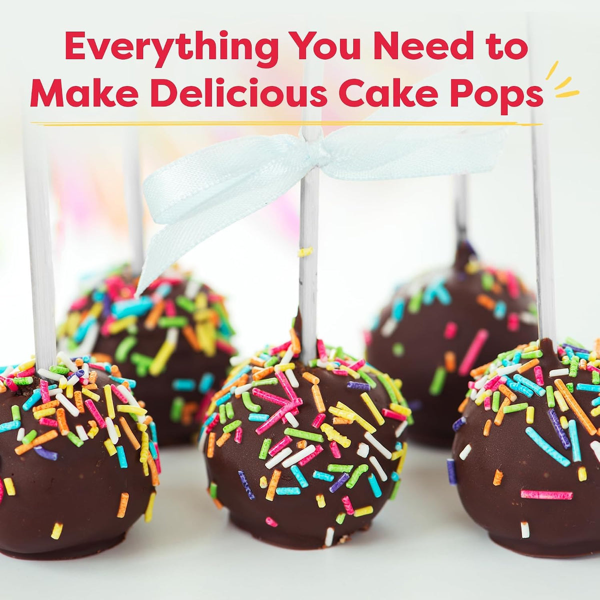 DIY Cake Pop Kids Baking Kit with Pre-Measured Ingredients – features