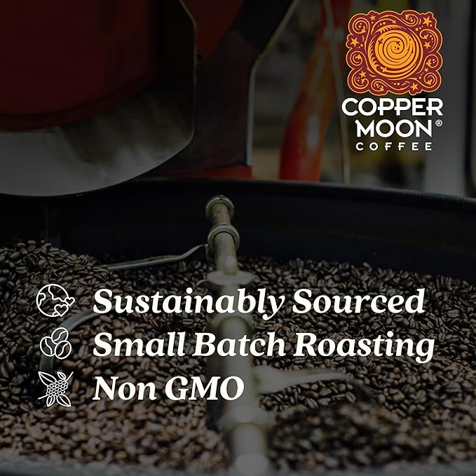 Copper Moon Single Serve Decaffeinated Coffee Pods for Keurig K Cup Brewers, Colombian Decaf Blend, Medium Roast Coffee, 20 Count