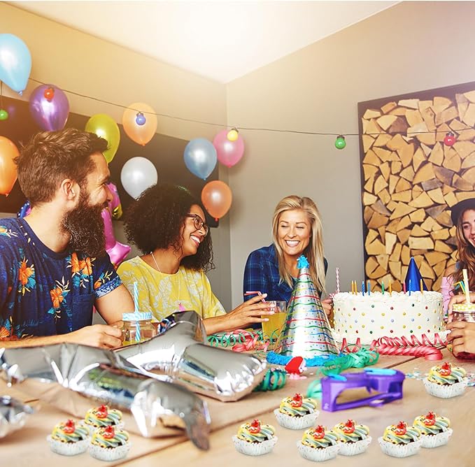 Baking Cups 350 Count Square Confetti Mini Paper Liners