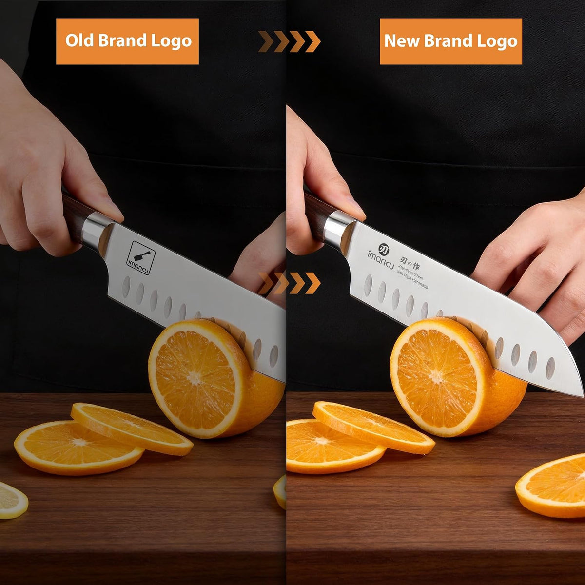 Santoku Knife 7 Inch, Ultra Sharp Japanese Chef Knife-Kitchen Knife – size reference