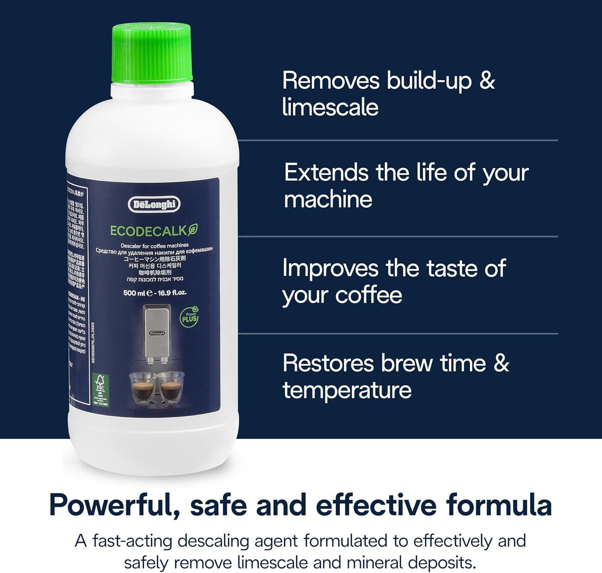 EcoDecalk Descaler 2-Pack, Eco-Friendly Universal Descaling Solution for Coffee – alternate view