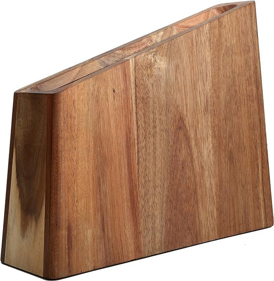 Resafy Magnetic Knife Wooden Block Knife Display Holder Rack Double Side Magnetic Stands with Strong Enhanced Magnets Kinves Strip Magnetic Knife Holder