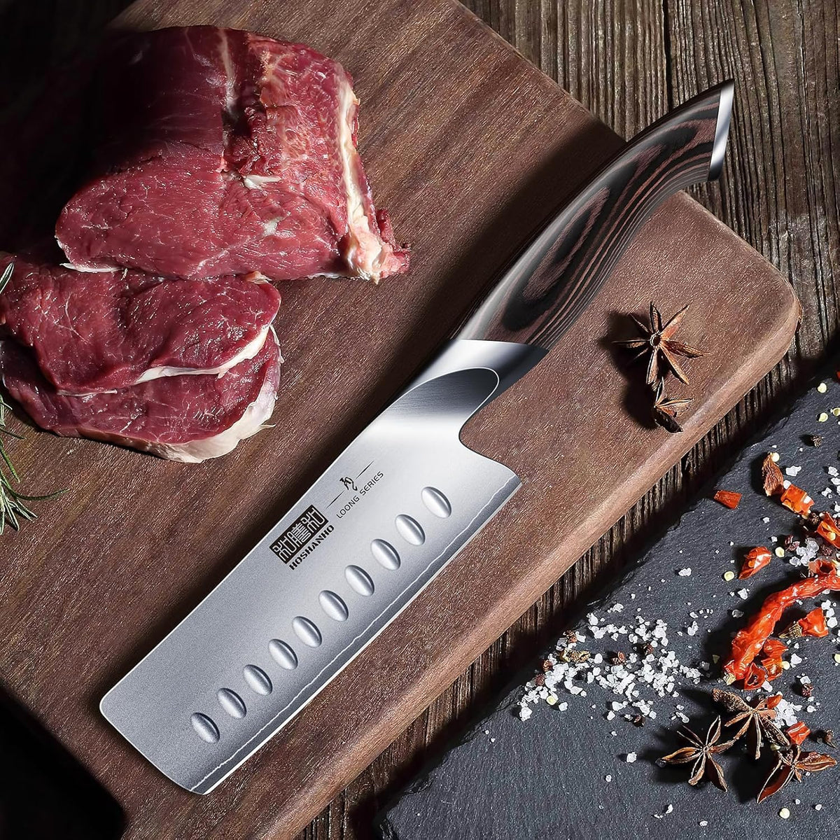 5.5 Inch Nakiri Knife, Ultra Sharp Japanese Kitchen Chef Knife – features