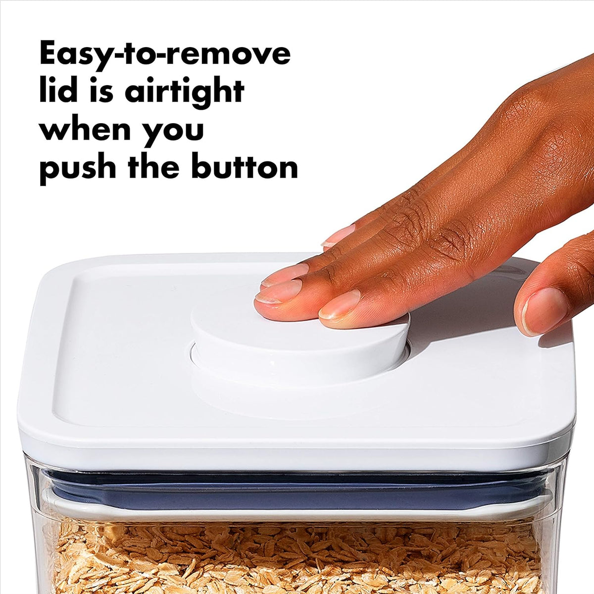 Good Grips 3-Piece Small Square Short POP Container Set – close-up