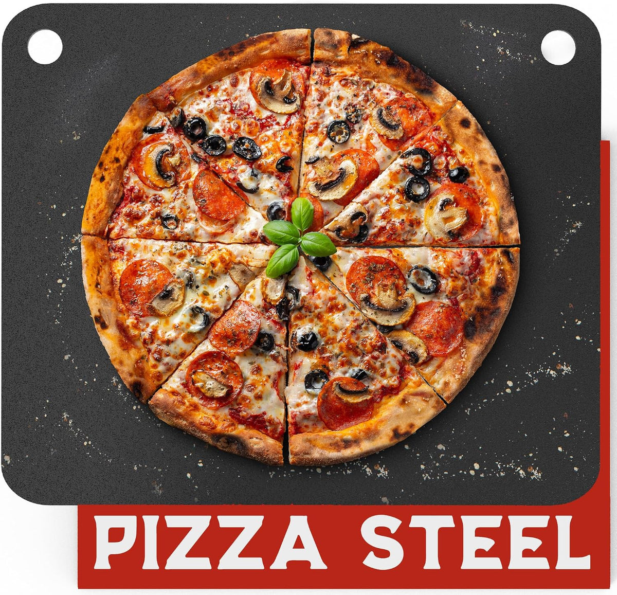 Pizza Steel XL for Oven & Grill,16"x13.4", The Ultimate Crust Game Changer