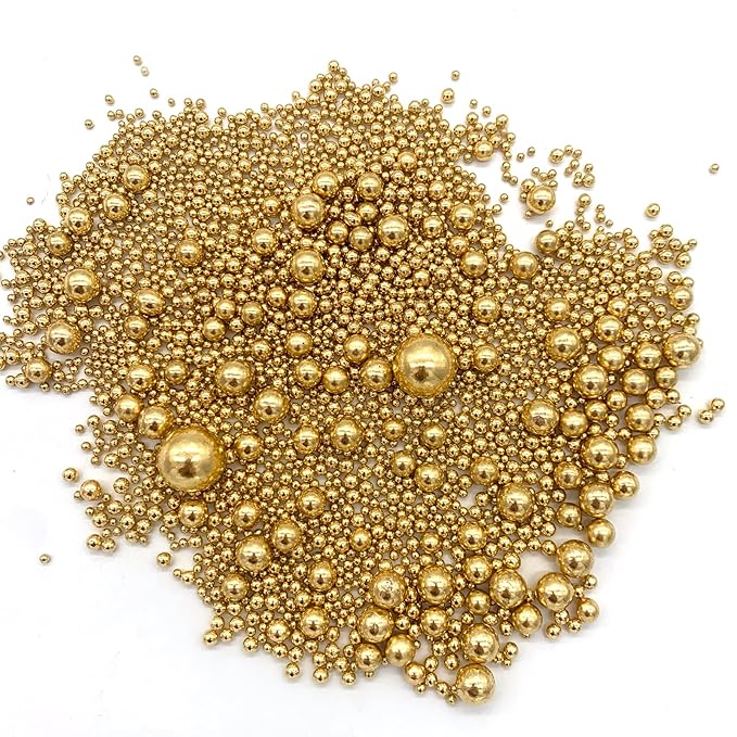 Sprinkles Gold Pearl Sugar Candy, 4.6 oz Bottle