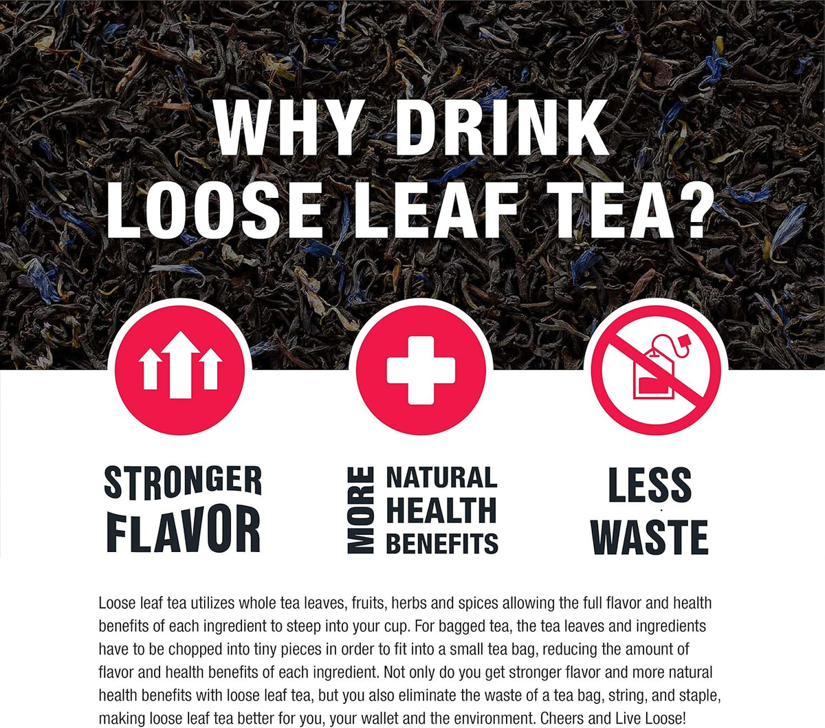 Loose Leaf Filters Disposable Infuser Drinks 100 Count – size reference