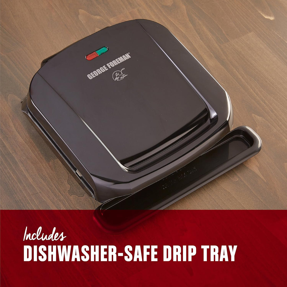 4-Serving Indoor Grill with Removable Plates – alternate view