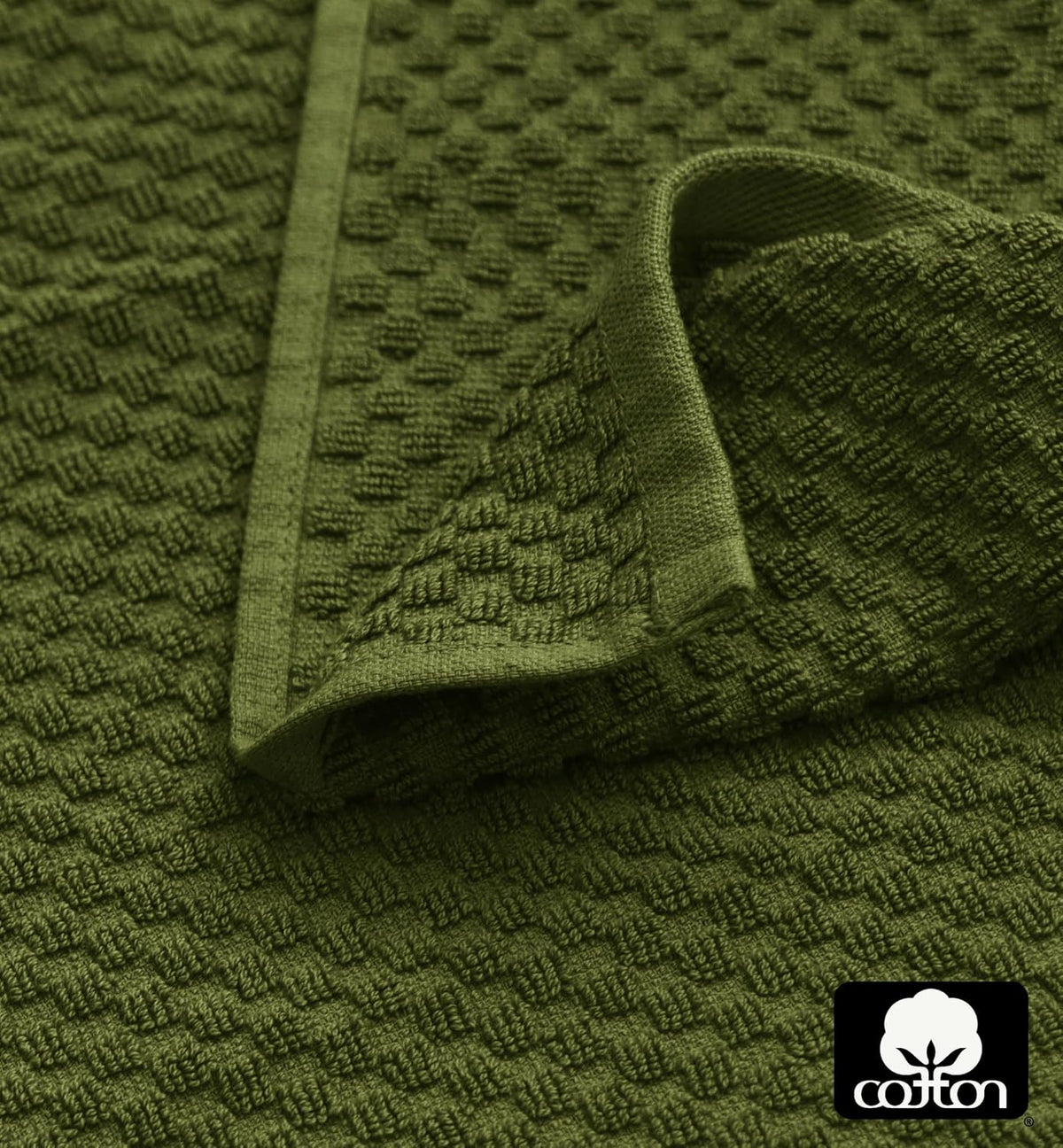 Amazing Kitchen Towel - 12 Pack 100% Cotton Waffle Terry Towel – close-up