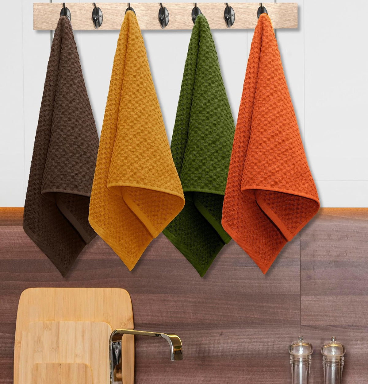 Amazing Kitchen Towel - 12 Pack 100% Cotton Waffle Terry Towel – detail